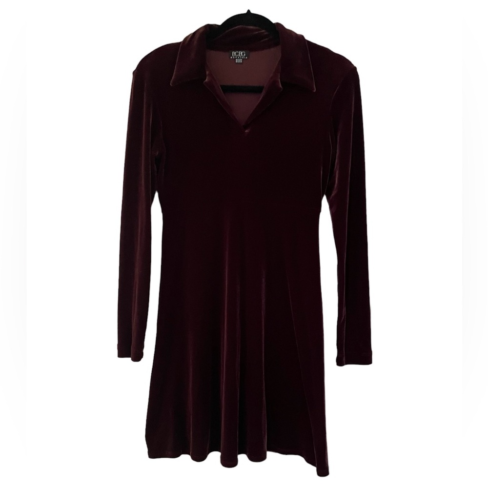 BCBG MaxAzria Maroon Dress